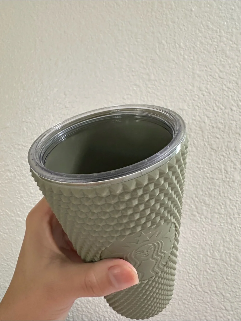 Starbucks Olive Green Textured Reusable Cup